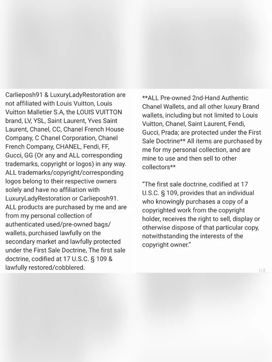 Authentic Pre-owned Yves Saint Laurent Grain De Poudre Chevron Zippy Wallet - Picture 13 of 13